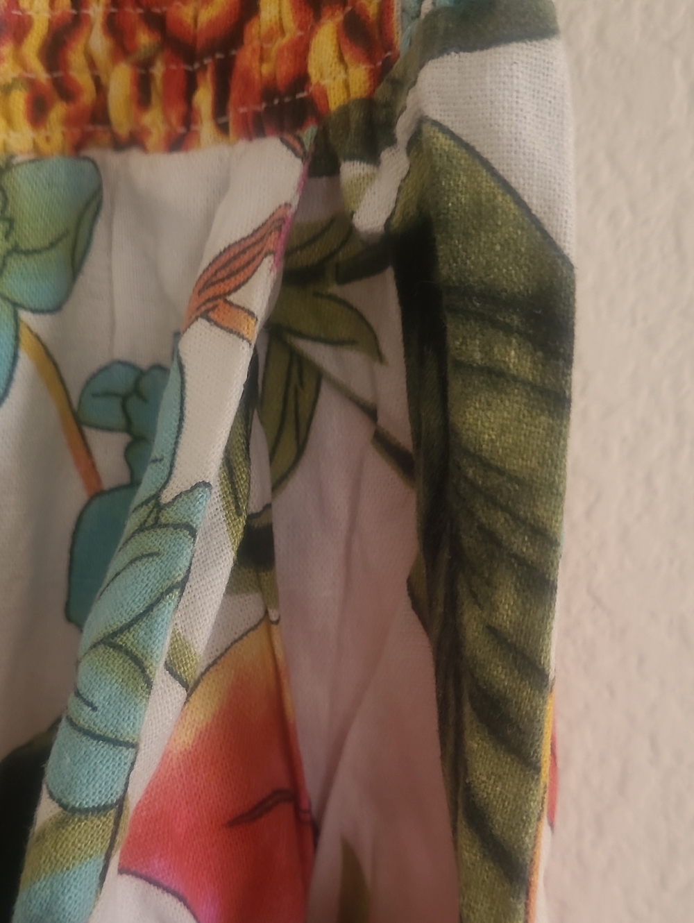 Tahari Tropical Fruit Linen Pants Size XL - Picture 4 of 10